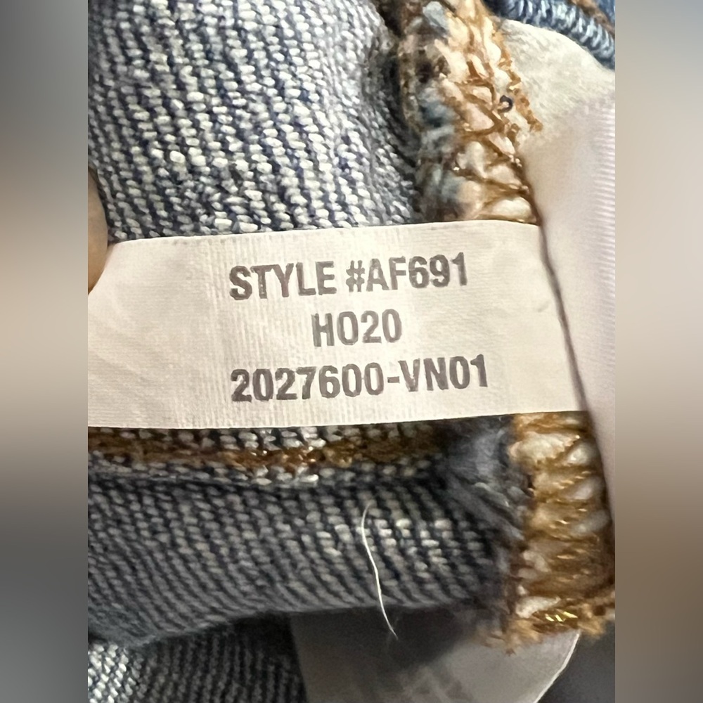 Madewell The Perfect Vintage Jean High Rise Raw Hem Denim Straight Leg - Picture 15 of 15